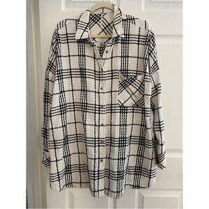 Free People Rainy Year Oversized Buttondown